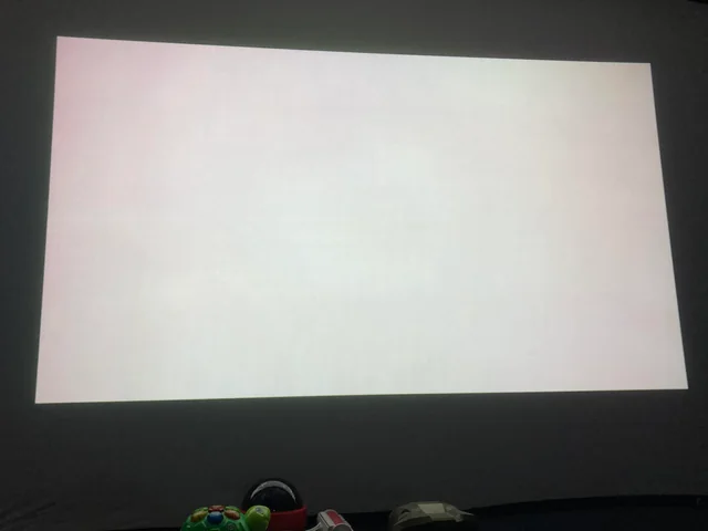 What Happens When a Projector Gets Stuck On a White Screen?